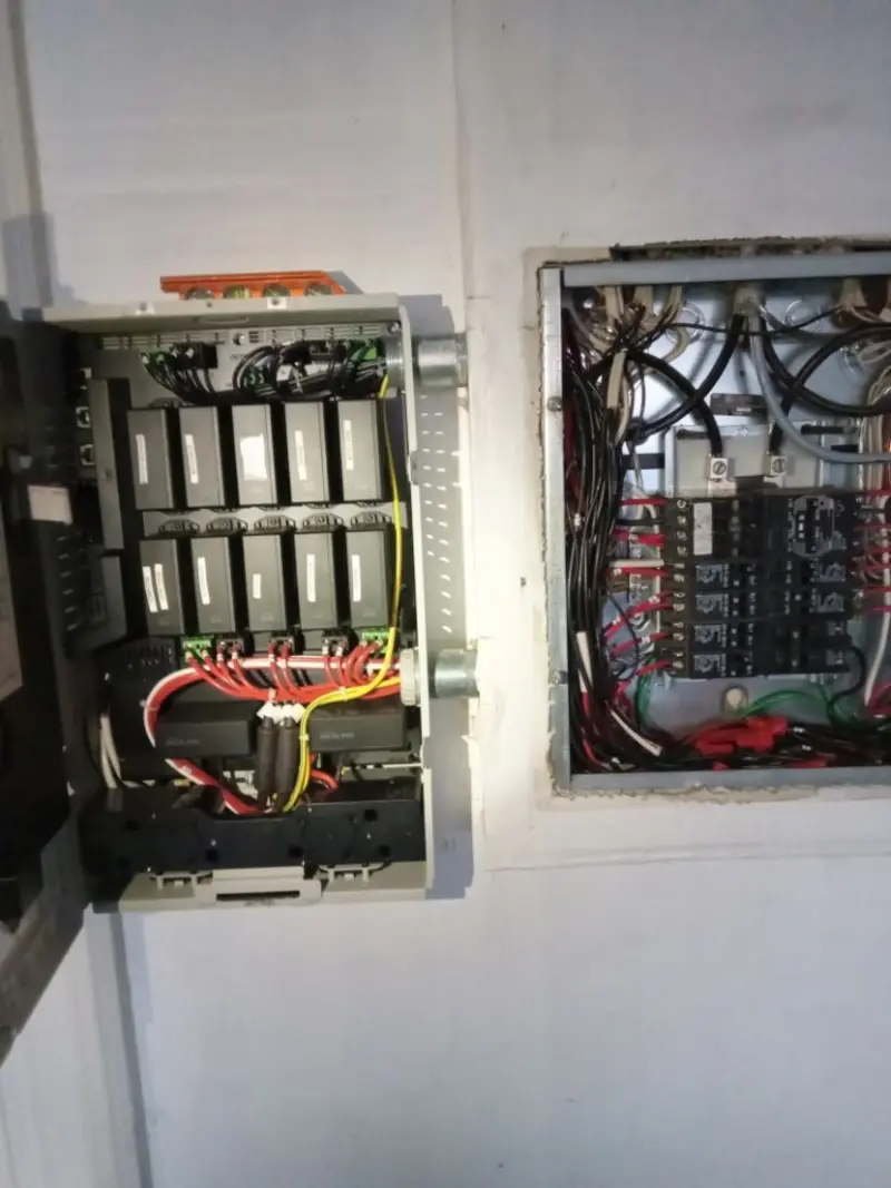 Electrical panel upgrade completed for Security Camera Wiring in Goldendale